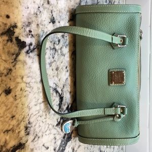 Dooney & Bourke Barrel Bag in teal! Super cute!